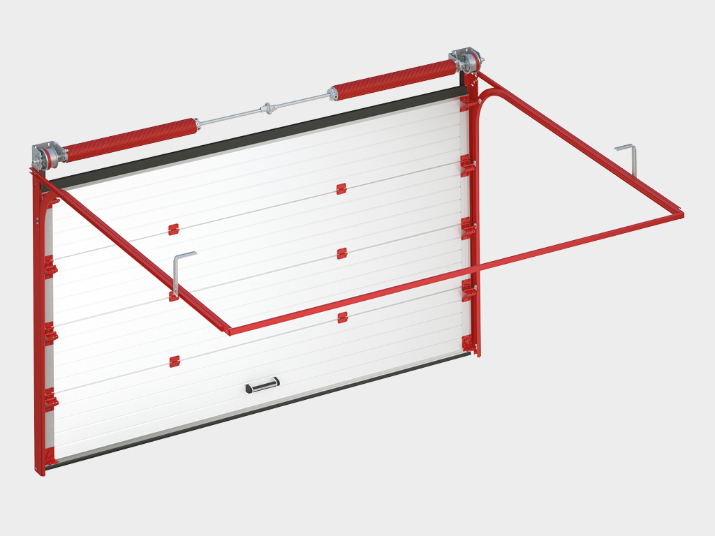It is recommended to install an anti-corrosion package of components if the gate is used in conditions of high humidity to ensure reliable protection against corrosion and stable operation of the gate. This package has an increased service life and includes: a painted spring, painted guides, stainless side supports, hinges and hardware, a stainless cable, painted side covers.